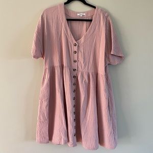 Dusty pink madewell sundress